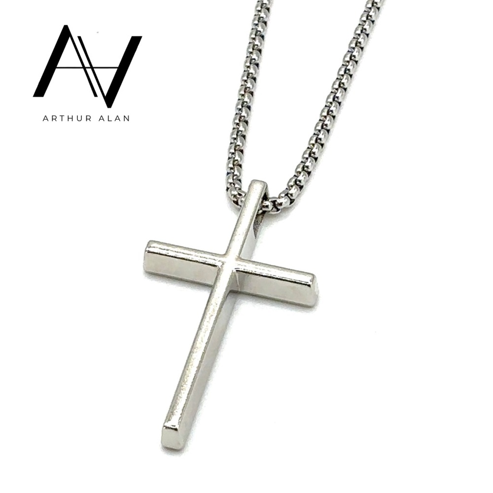 Cross Necklace (Silver) | Arthur Alan Jewelry